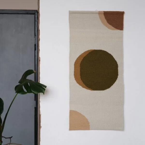 Dekoracyjna tkanina na ścianę | Kilim CIRLCE