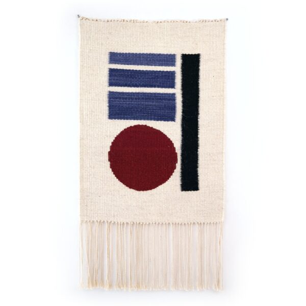 Tkanina artystyczna typu kilim VIBE, projekt studia z Berlina Shorimoma